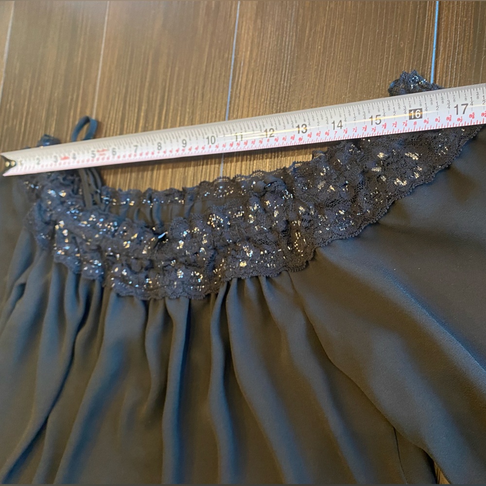 28th and Park Black Long Sleeve Blouse, Small, Never Worn - Picture 5 of 8